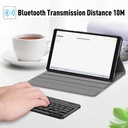 Folio Case with Bluetooth Keyboard for Samsung Tab A7 Lite SM-T227U