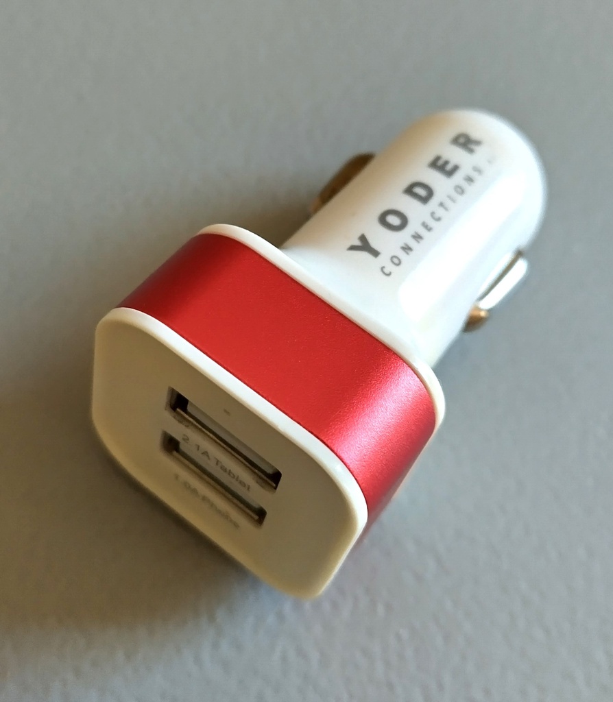 [CCDC] Cigarette lighter plug adapter ONLY for USB charging cord (no cord included)