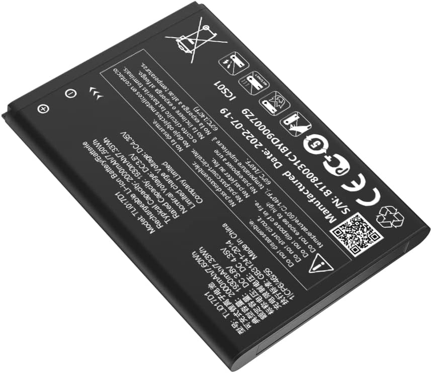 Replacement Battery for TCL 4056, 4058, and T435