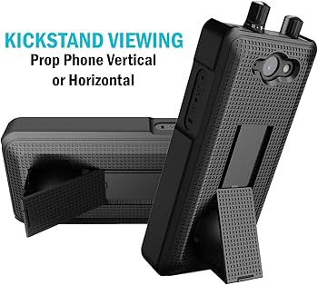 [AS59CK] Case for Sonim XP5+ (XP5900), Hard Protective Case with Kickstand (New)