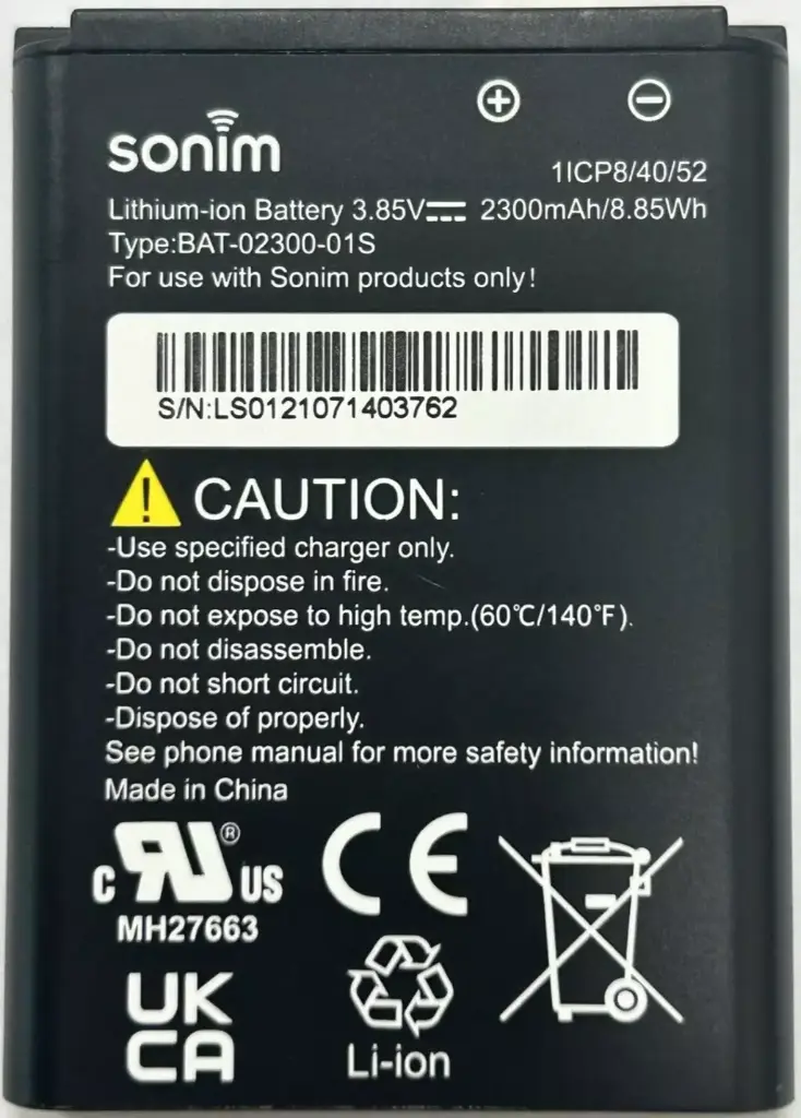 Replacement Battery for Sonim XP5+ (XP5900)