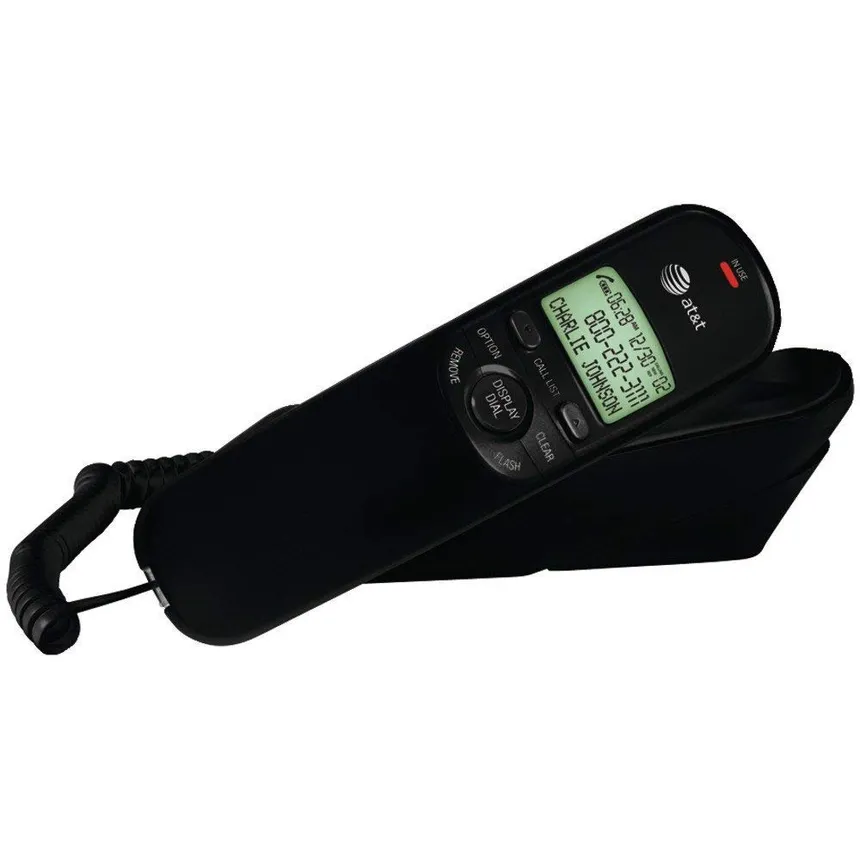 [DATB] Desk/Wall phone - AT&T Trimline TR1909 (New, Black)
