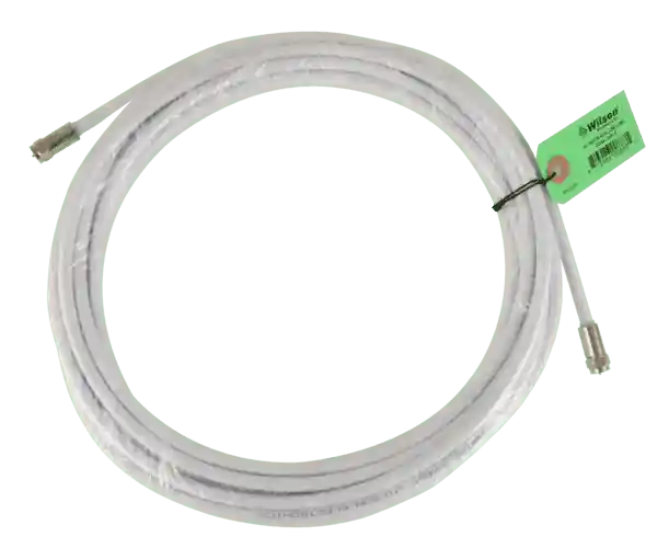 [BW306] 950630 Wilson White RG6 Coax Cable (F Male to F Male) - 30 ft.