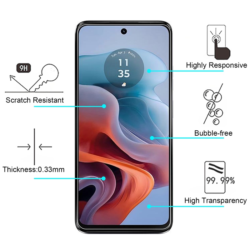 Screen Protector for Moto G 5G, two-pack