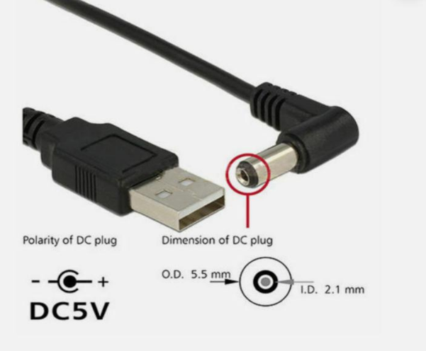 [CCRHPMXUSB] Charging Cord - For Home Phone Connect - with right angle (for phone kits)