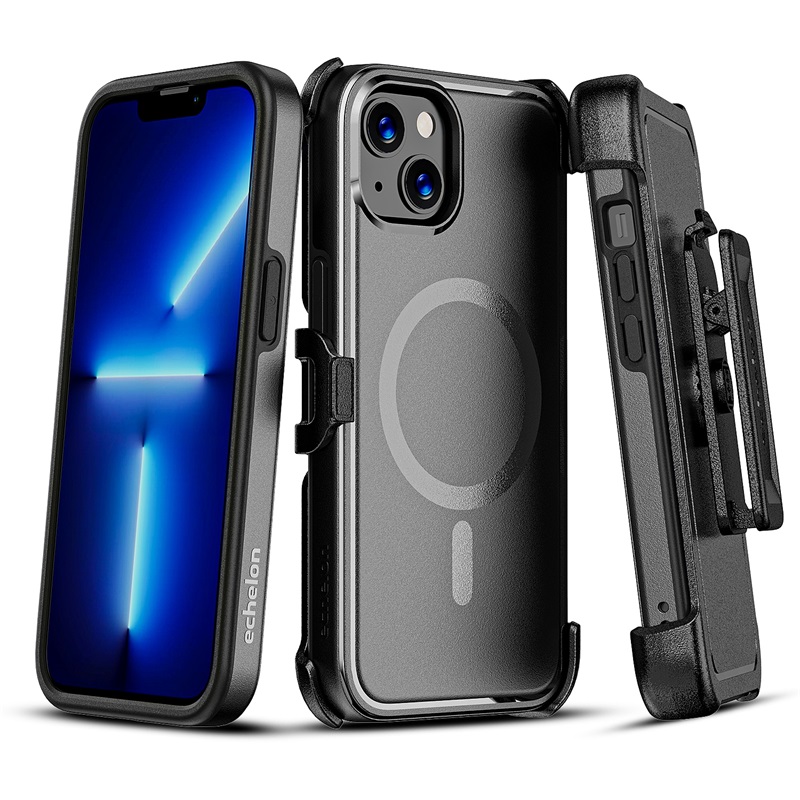 Case for iPhone 14 / 14 Pro, Protective Case with Belt Clip