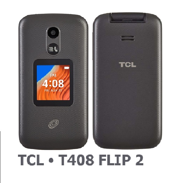 [CT408SL] Cell Phone - TCL Flip 2 T408DL (New)