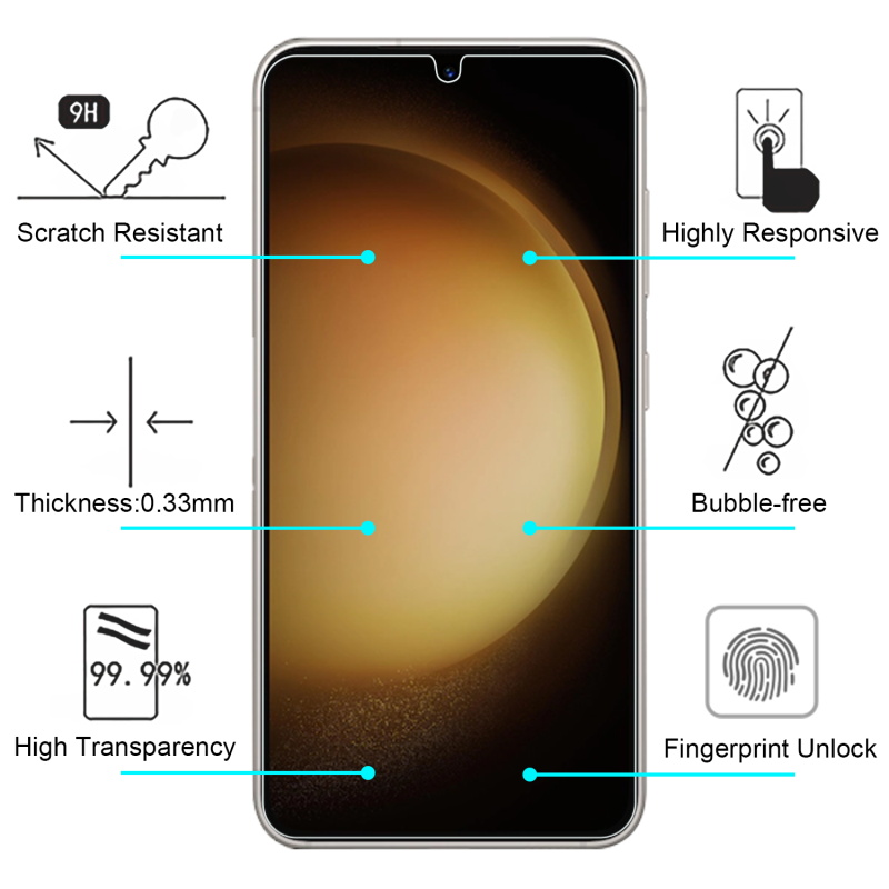 Screen Protector for Galaxy S24, two-pack 