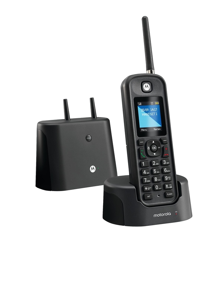 Motorola O2 Series Cordless Phone - with one handset