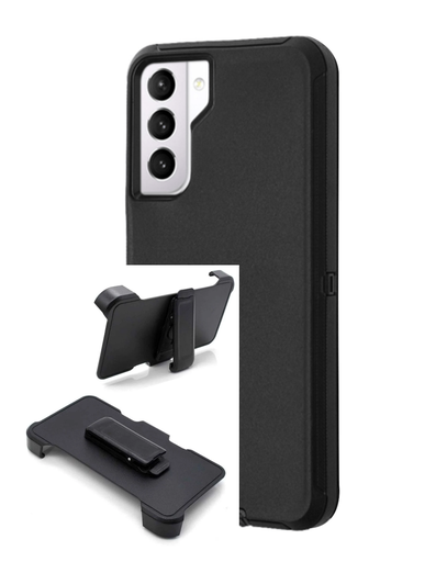 [AS21CBHDBA] Case for Galaxy S21, Heavy Duty Protective Case + Belt Holster